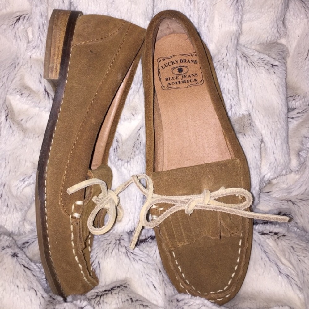 Lucky Brand suede loafers